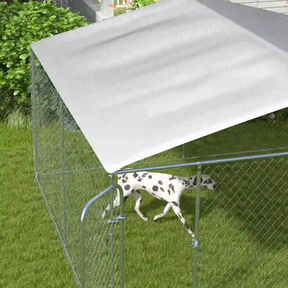 Outdoor Dog Kennel, Heavy Duty Playpen, 13.1' x 13.1' x 7.5' Houses, Kennels & Pens at Gallery Canada