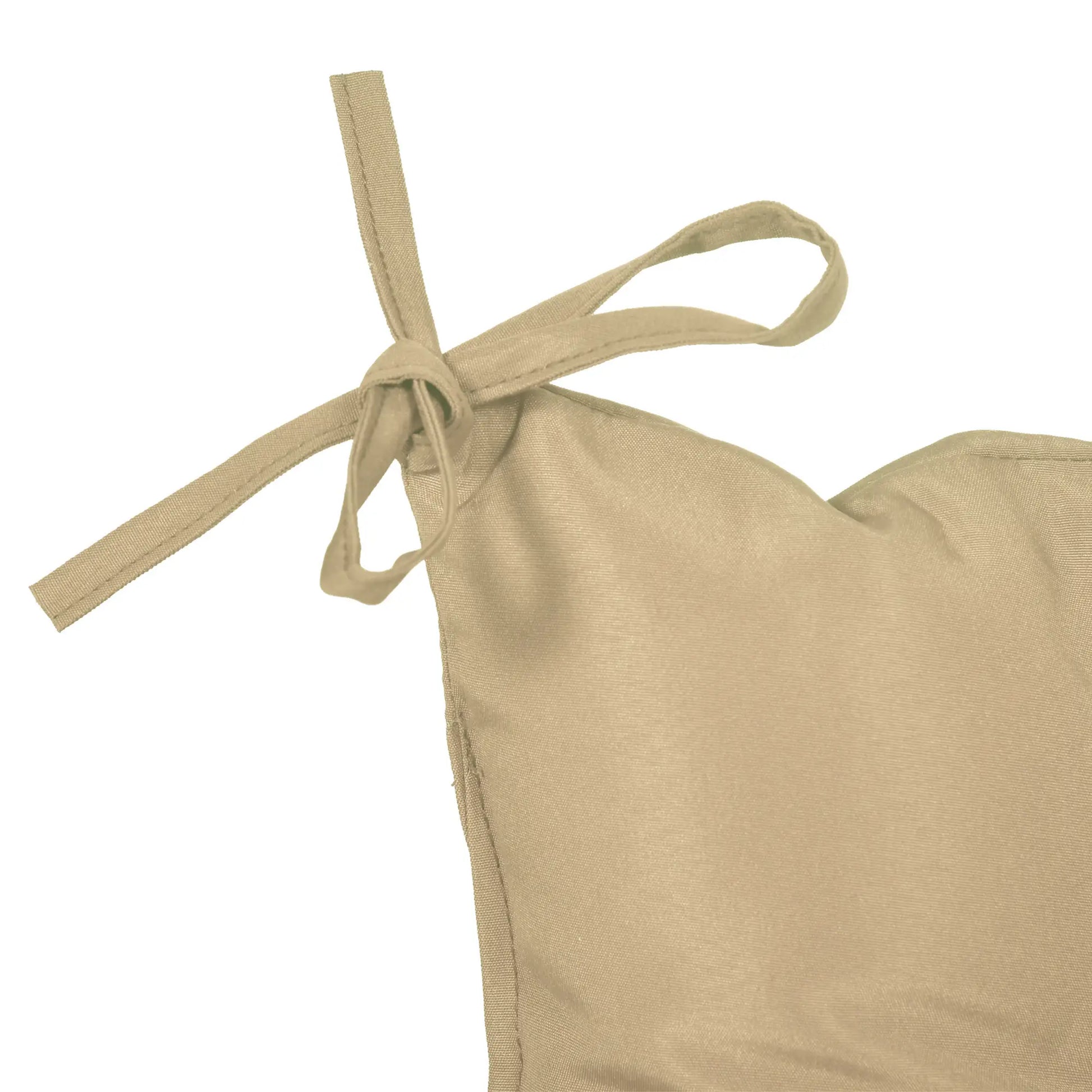 2-Seater Garden Bench Cushion, Swing Chair Mat Replacement, 39.4"x38.6", Khaki Patio Chair Cushions at Gallery Canada