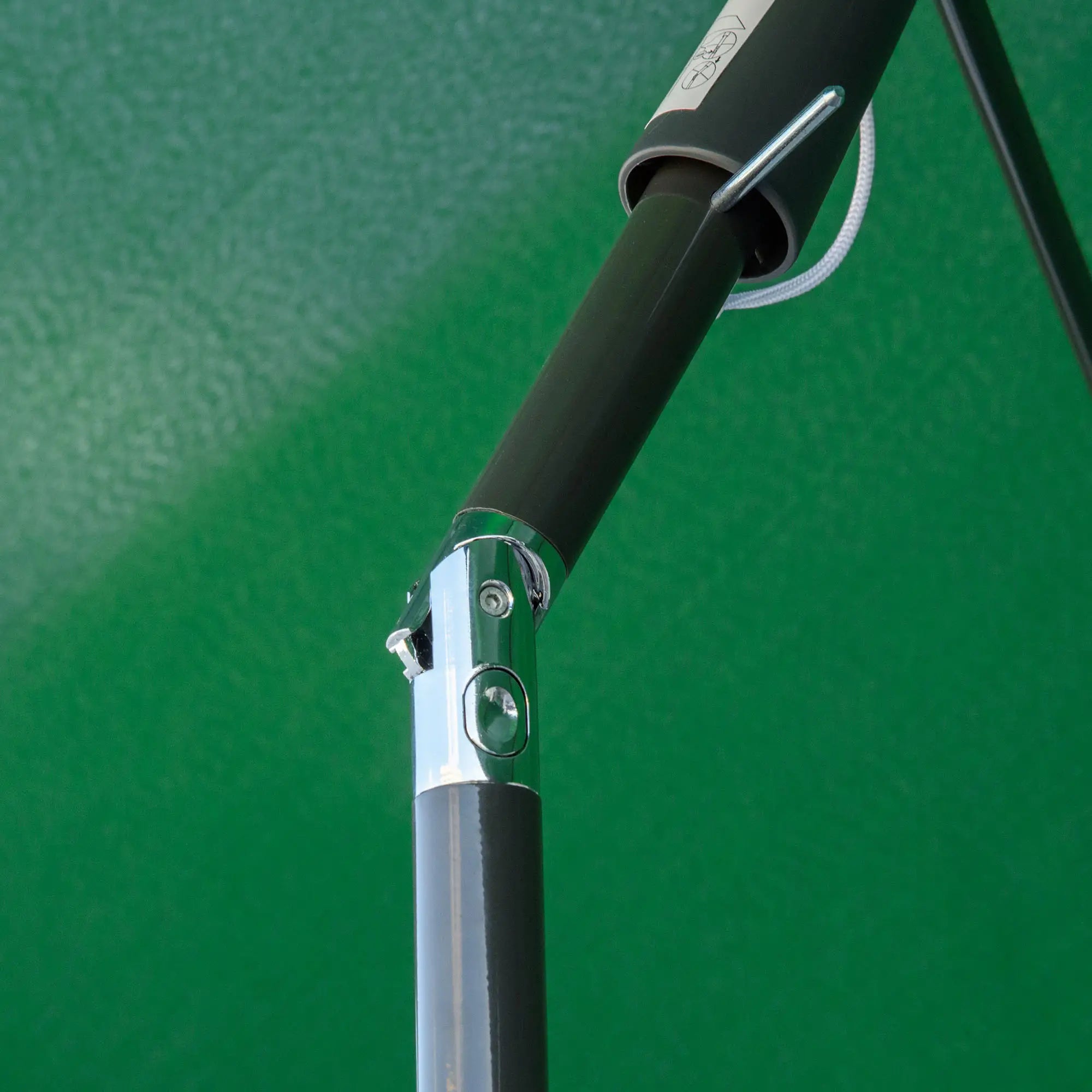 6.5x4ft Rectangle Patio Umbrella, Adjustable Tilt, Green Sun Umbrellas at Gallery Canada