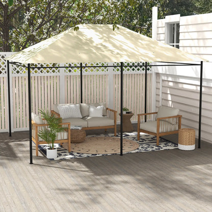 10' x 13' Gazebo Replacement Canopy, Cream White Gazebo Canopy Replacement at Gallery Canada