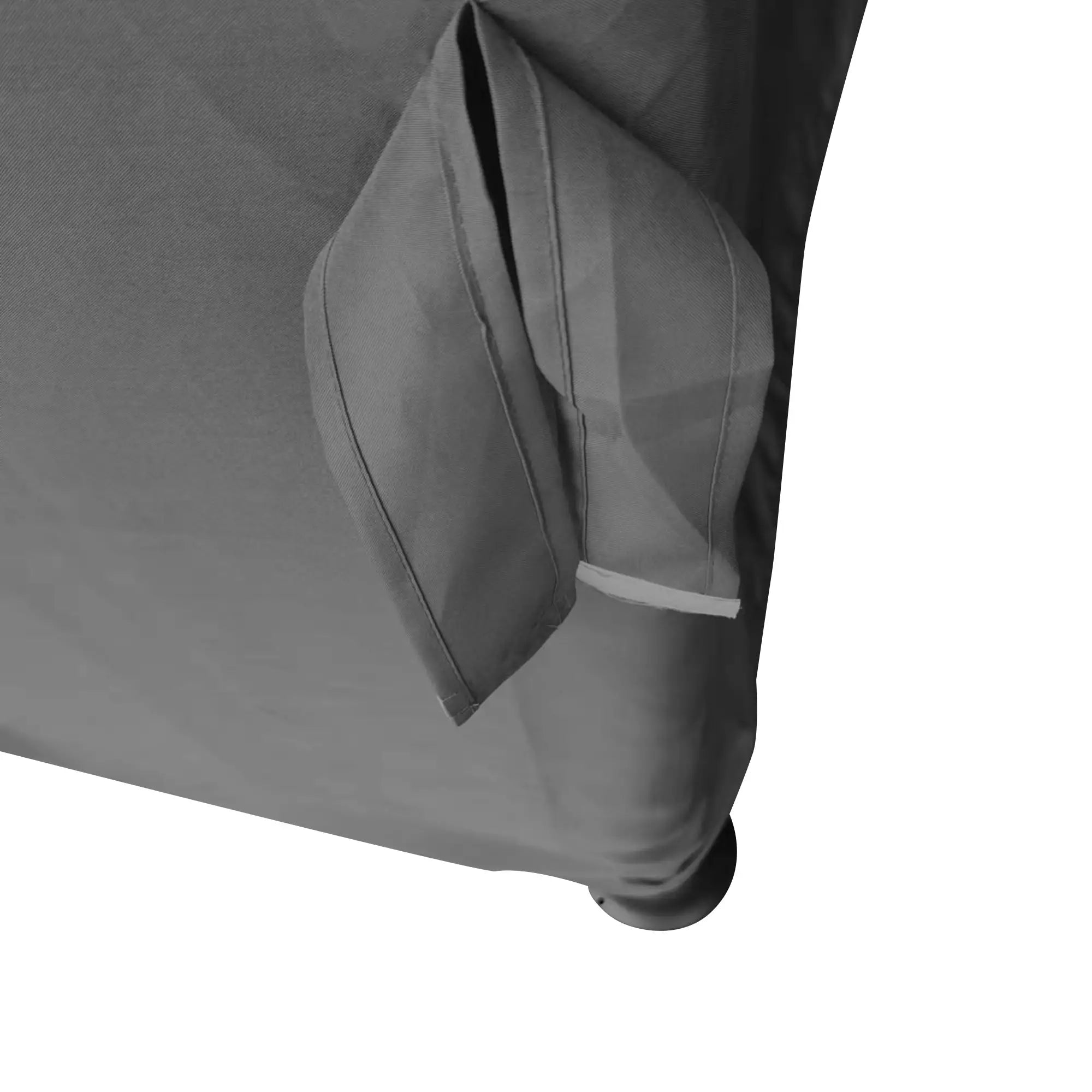 10' x 10' 2-Tier Gazebo, Zippered Mesh Sidewalls, Aluminum Frame, Dark Grey Gazebos at Gallery Canada