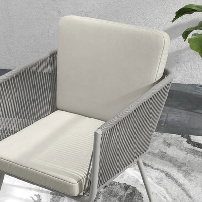 3 Piece Outdoor Bistro Set, Wicker Rattan Furniture, Light Grey Bistro Sets at Gallery Canada