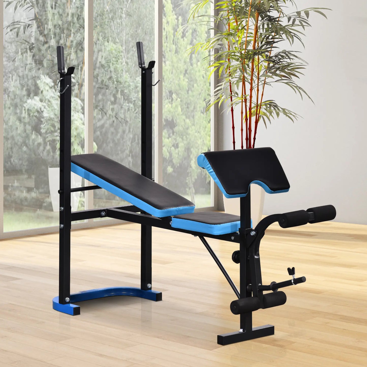 Adjustable Weight Bench, Barbell Rack, Leg Developer, Black Weight Benches at Gallery Canada