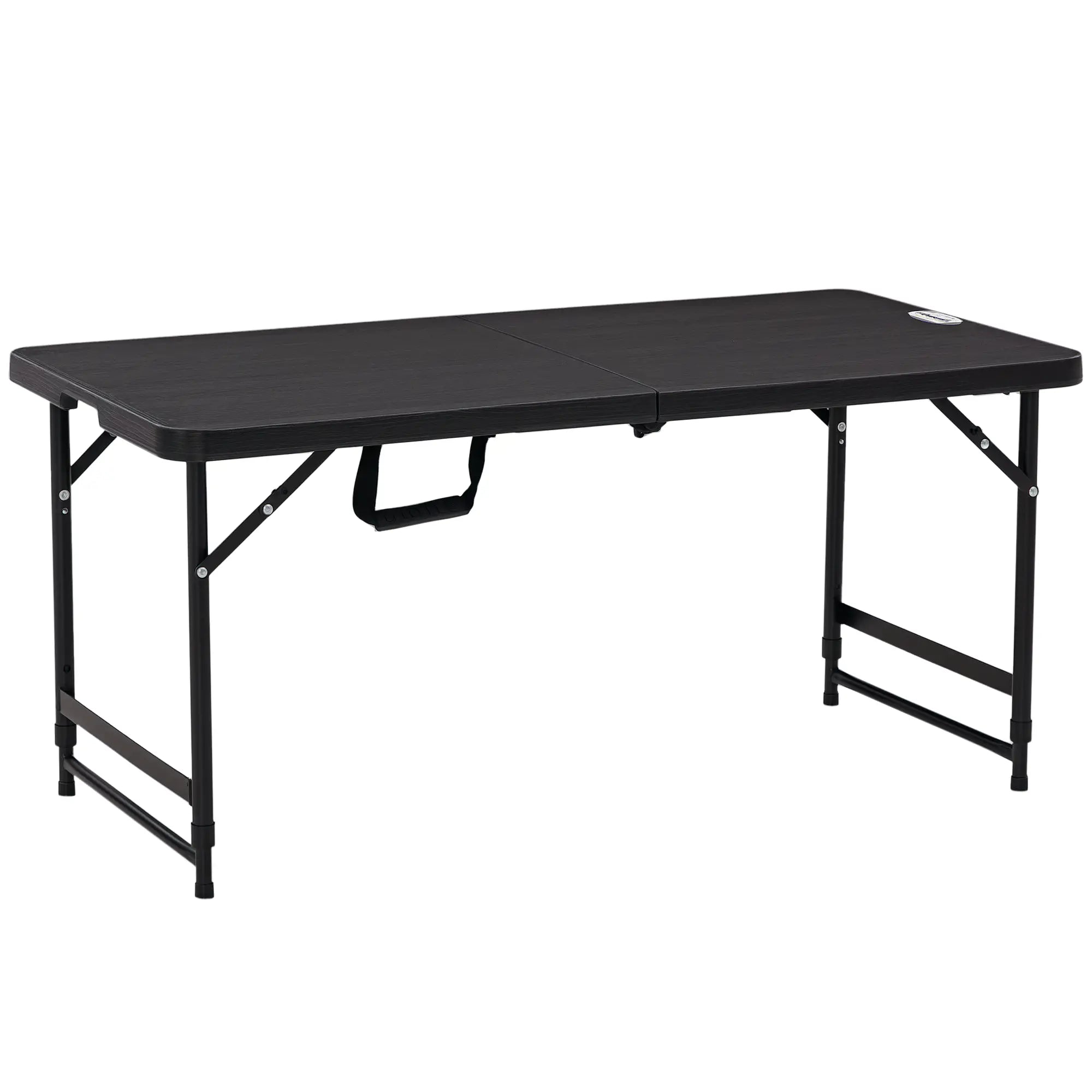 Foldable Patio Dining Table for 4, Adjustable Height, Dark Grey Patio Dinning Tables at Gallery Canada