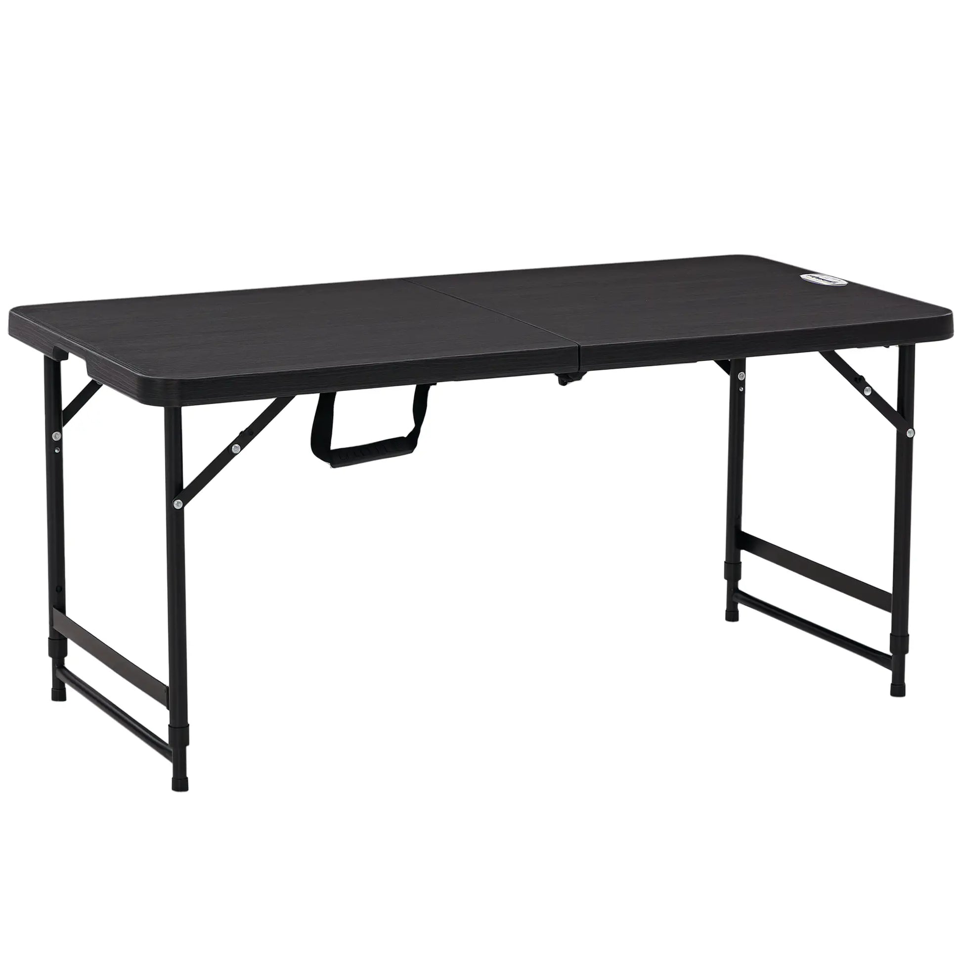 Foldable Patio Dining Table for 4, Adjustable Height, Dark Grey Patio Dinning Tables at Gallery Canada