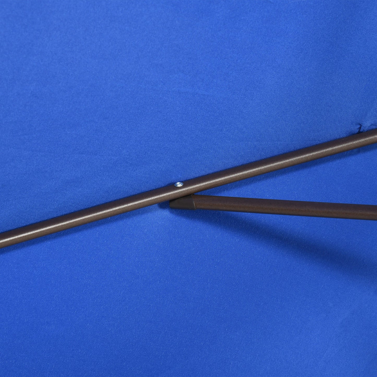 6.5x10ft Rectangle Patio Umbrella, Aluminum Frame, Crank Handle, Dark Blue Sun Umbrellas at Gallery Canada