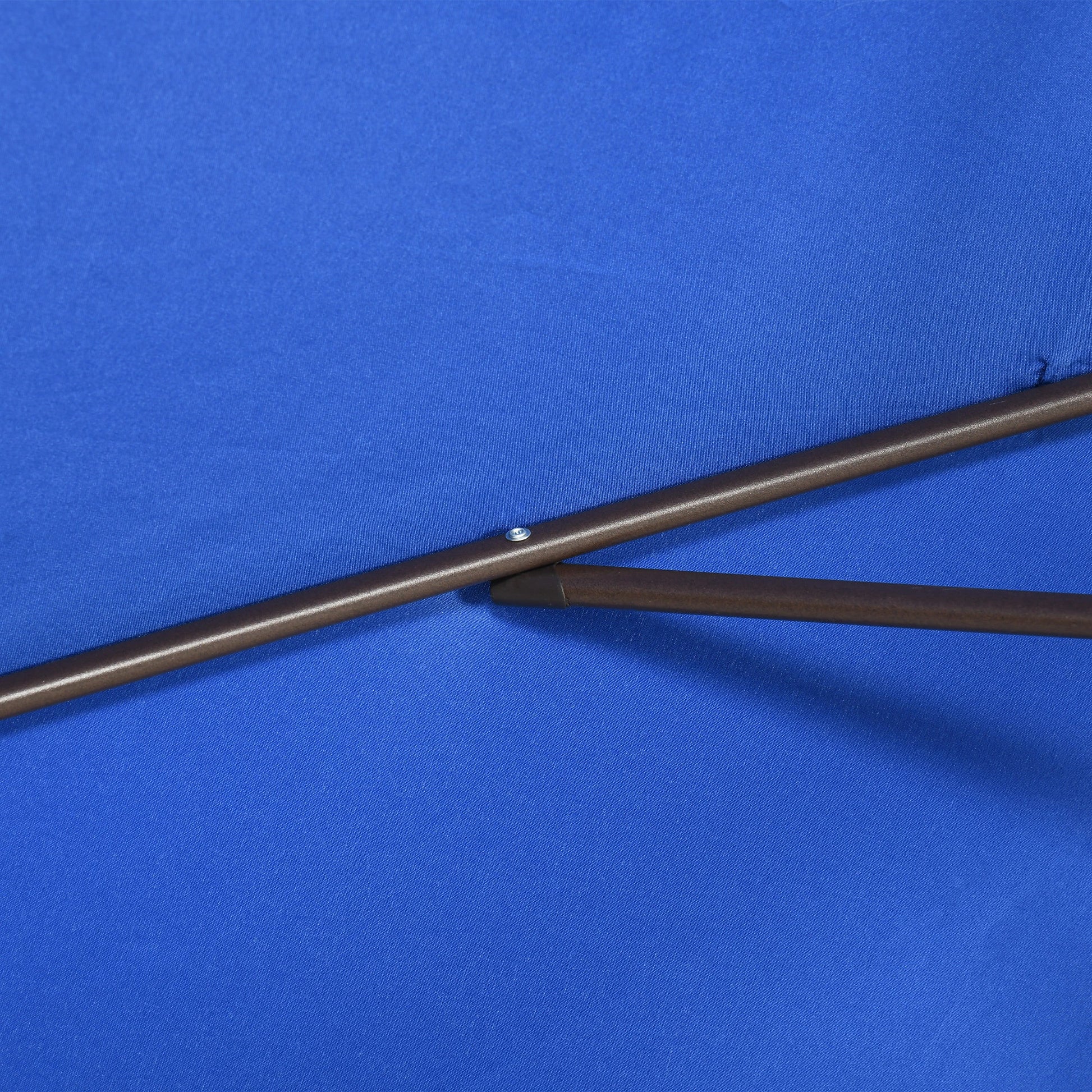 6.5x10ft Rectangle Patio Umbrella, Aluminum Frame, Crank Handle, Dark Blue Sun Umbrellas at Gallery Canada