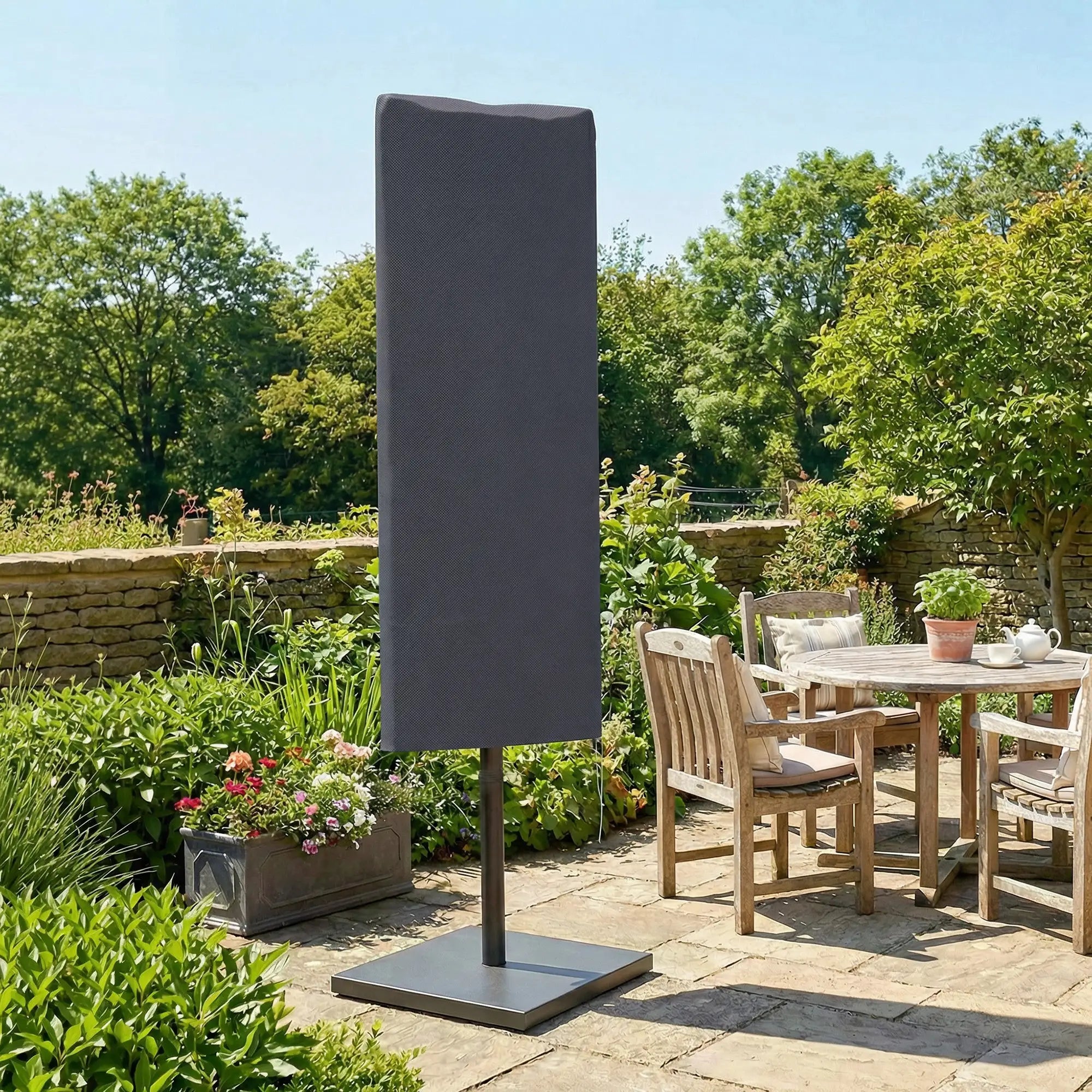 Garden Parasol Cover, Outdoor Cantilever Umbrella Cover, Dark Grey Umbrella Covers at Gallery Canada