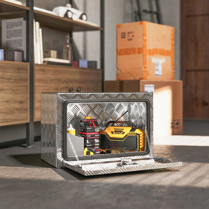 24 Inch Heavy Duty Aluminum Truck Bed Tool Box, Storage Chest With Lock Tool Organizers at Gallery Canada