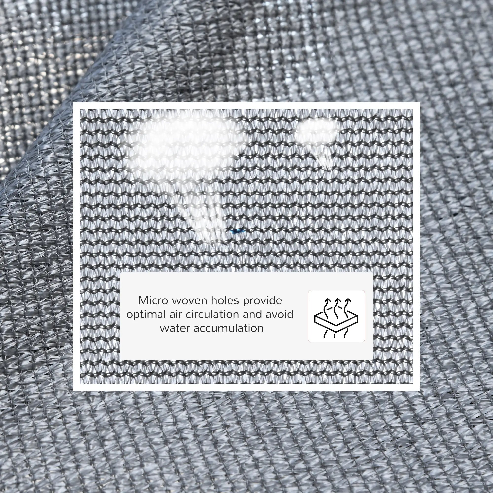 Triangle 10' Canopy Sun Sail, UV Protector, Outdoor Patio Cover, Grey Shade Sails at Gallery Canada