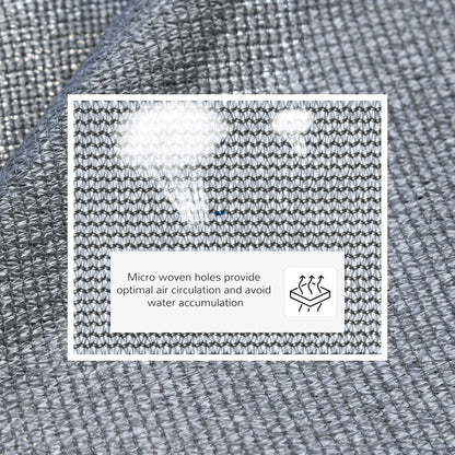 Triangle 10' Canopy Sun Sail, UV Protector, Outdoor Patio Cover, Grey Shade Sails at Gallery Canada