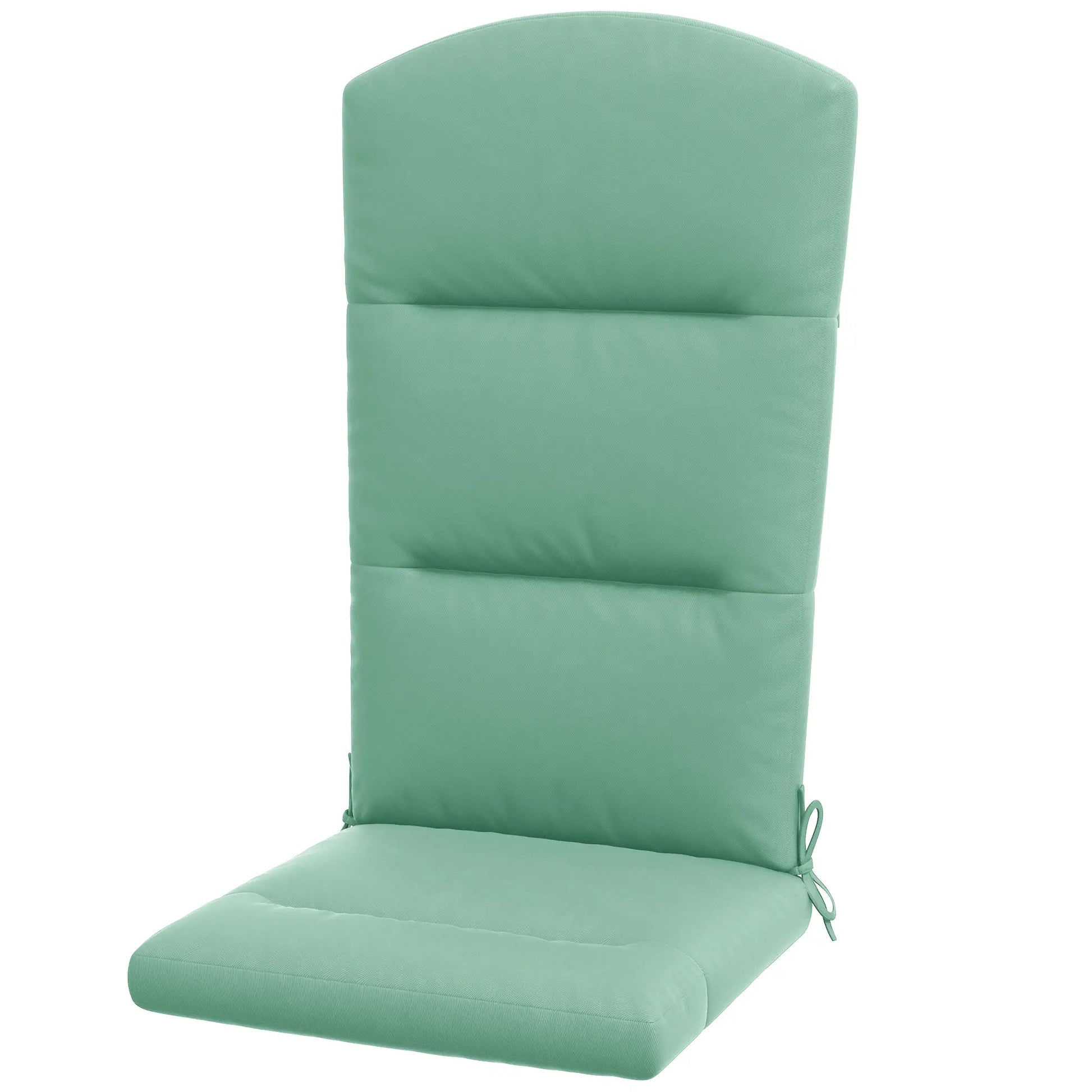 Adirondack Chair Cushion, with Back and Ties, Green Patio Chair Cushions Green at Gallery Canada
