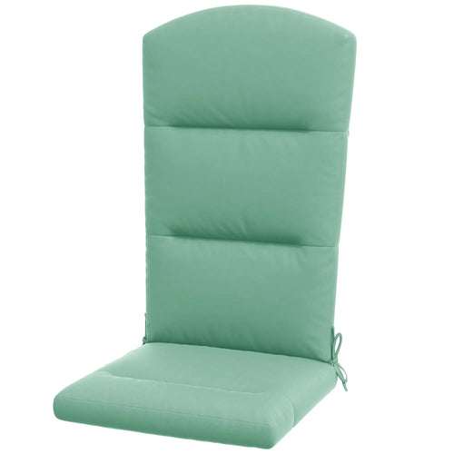 Adirondack Chair Cushion, with Back and Ties, Green