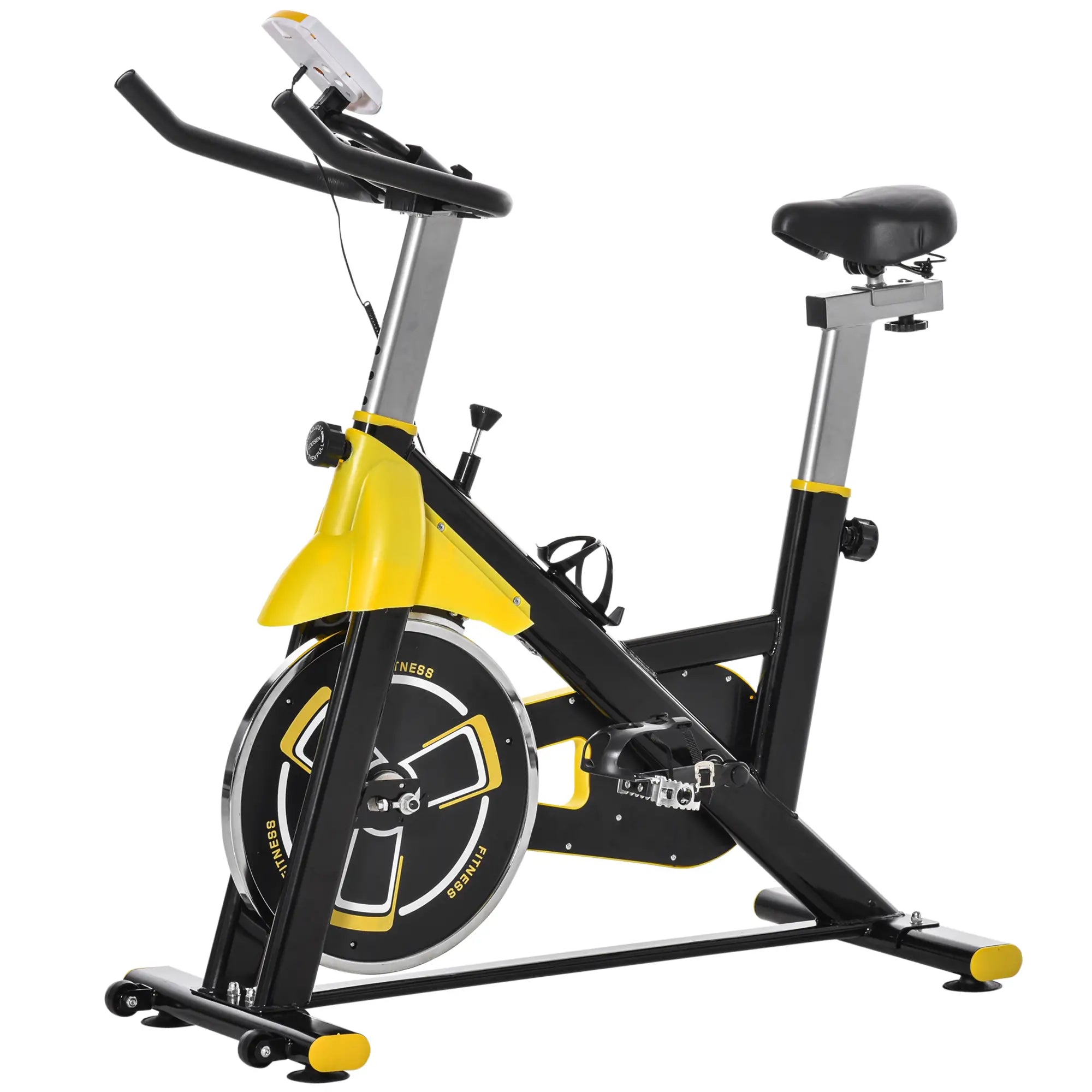 Stationary Exercise Bike, Adjustable Resistance, LCD Display, Home Gym Exercise & Stationary Bikes at Gallery Canada