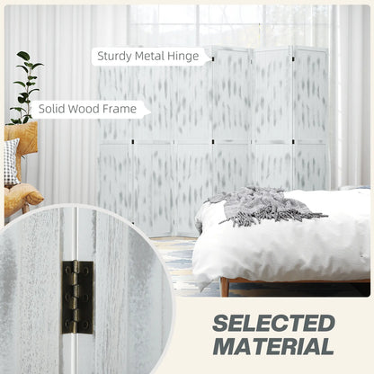 Foldable Screen Divider, 5.5' Rustic, for Bedroom Office, White Room Dividers at Gallery Canada