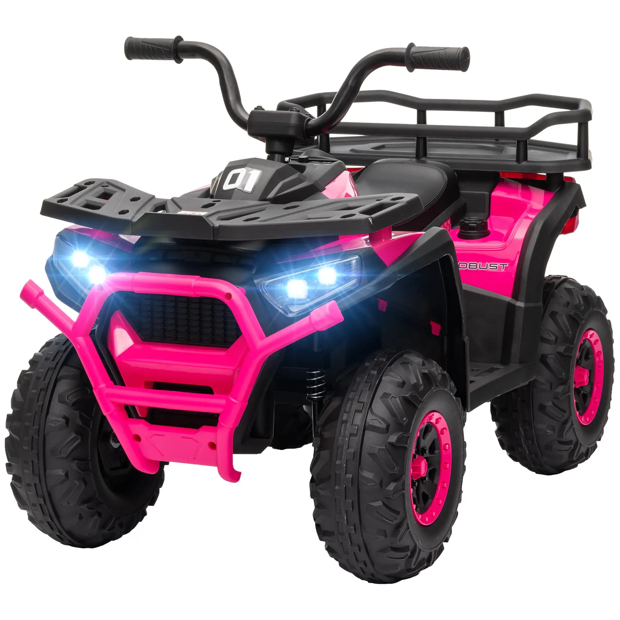 Kids ATV, 12V Electric Ride-On Toy, Spring Suspension, Pink Electric Ride On Toys Pink at Gallery Canada