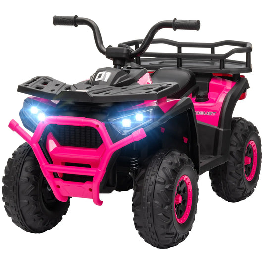 Kids ATV, 12V Electric Ride-On Toy, Spring Suspension, Pink Electric Ride On Toys Pink at Gallery Canada