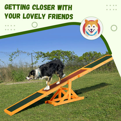 Wood Pet Seesaw Platform, Dog Agility Training Equipment, Weather Resistant Dog Agility Training Equipment at Gallery Canada