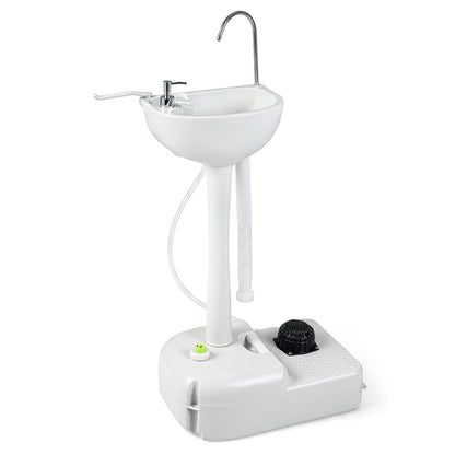 Portable Camping Sink, 4.5 Gal Tank, Soap Dispenser