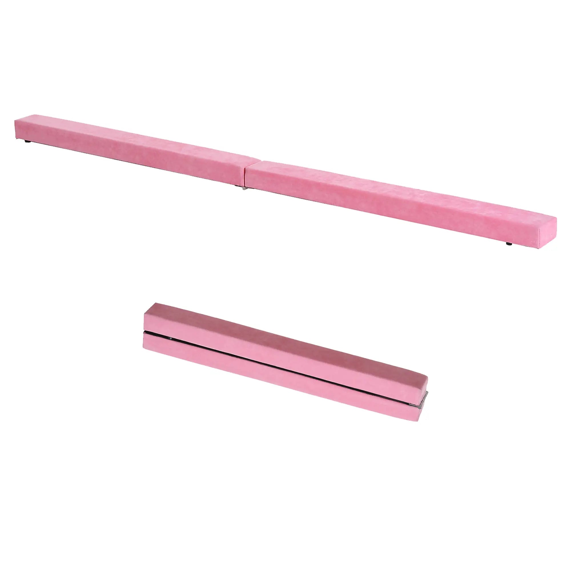 7ft Folding Balance Beam, Gymnastics Beam with Wood Core, Pink Gymnastics Mats Pink at Gallery Canada
