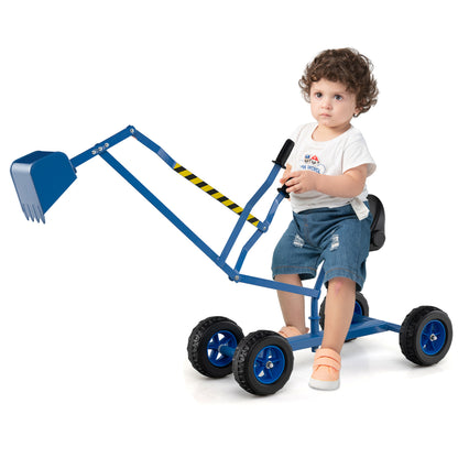 Kids Sand Digger, 2-Handed Controls, Flexible Shovel, Blue Sandboxes at Gallery Canada