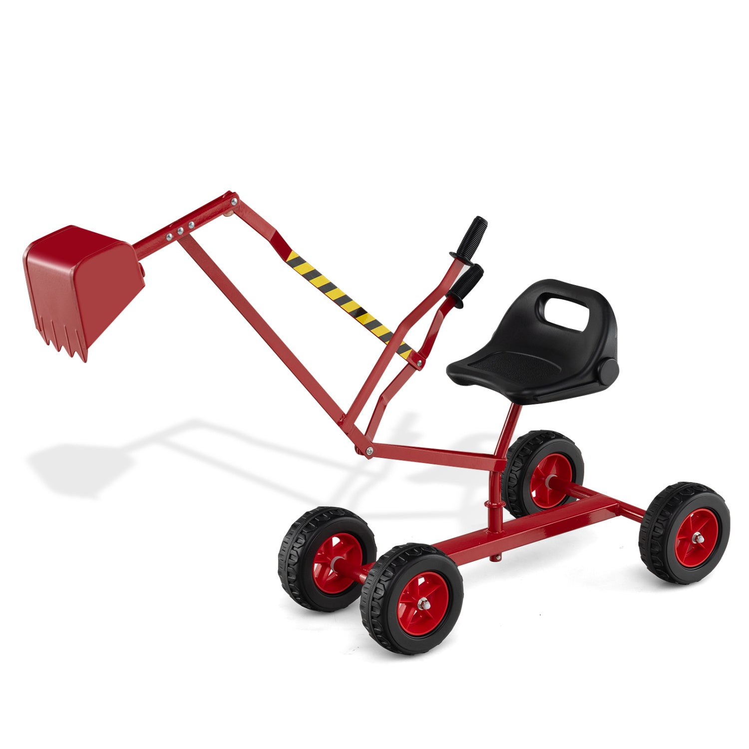 Kids Sand Digger, 2-Handed Controls, Flexible Shovel, Red Sandboxes Red at Gallery Canada