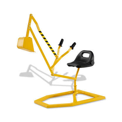 Kids Sandbox Toy Digger, 2-Handed Controls, Flexible Shovel, Yellow Sandboxes Yellow at Gallery Canada