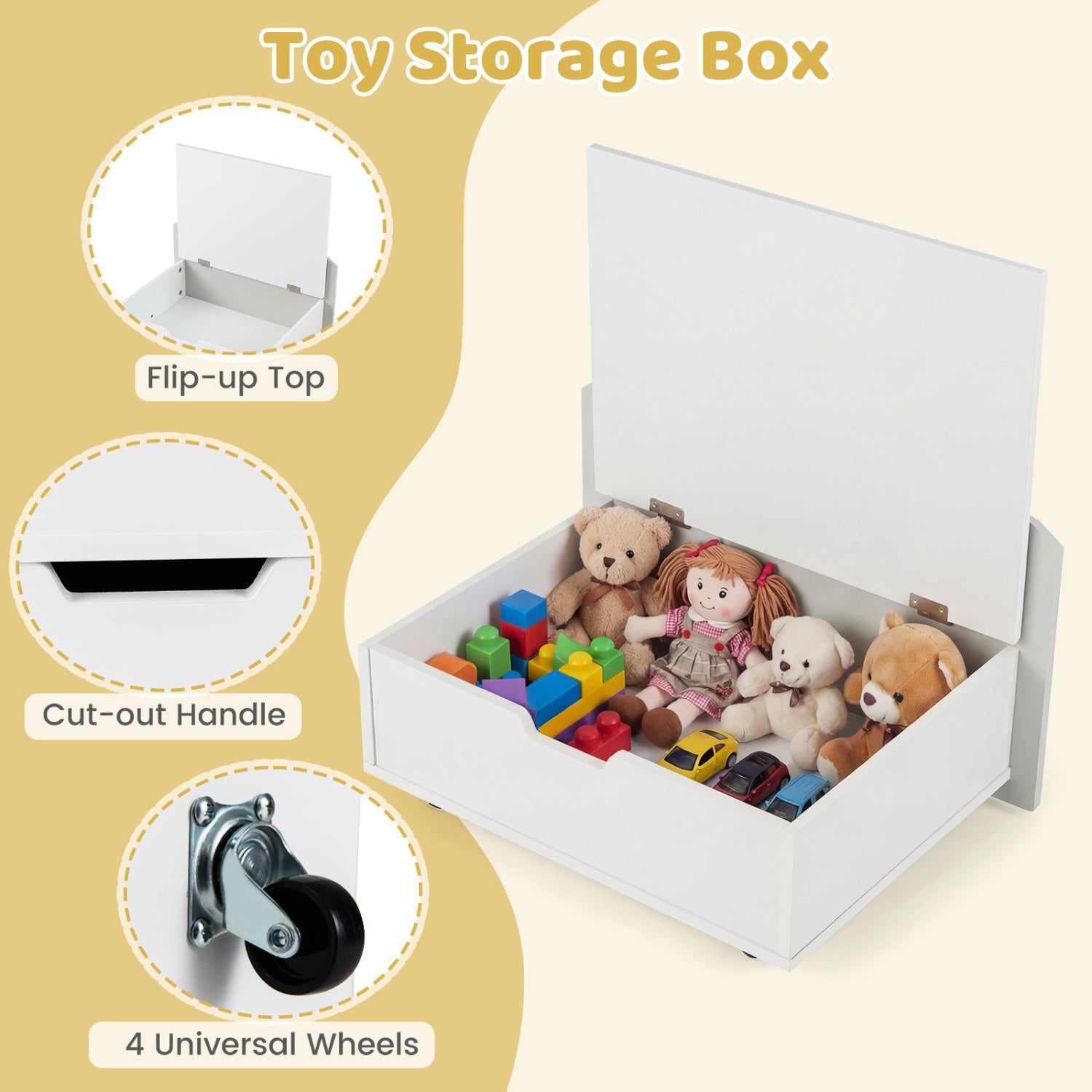 Scalloped Kids Bookshelf, Toy Storage Organizer, Gray Kids Storage at Gallery Canada