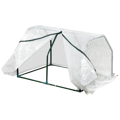 39" x 28" x 24" Portable Mini Greenhouse, PE Grow House, Zipper Door, Steel Frame Mini Greenhouses at Gallery Canada