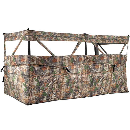 See-Through Hunting Blind Panel with Dog Door Pop up Waterflow Blind for 1-3 People, Camouflage Tents Camouflage at Gallery Canada