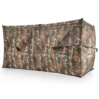 See-Through Hunting Blind Panel with Dog Door Pop up Waterflow Blind for 1-3 People, Camouflage Tents at Gallery Canada