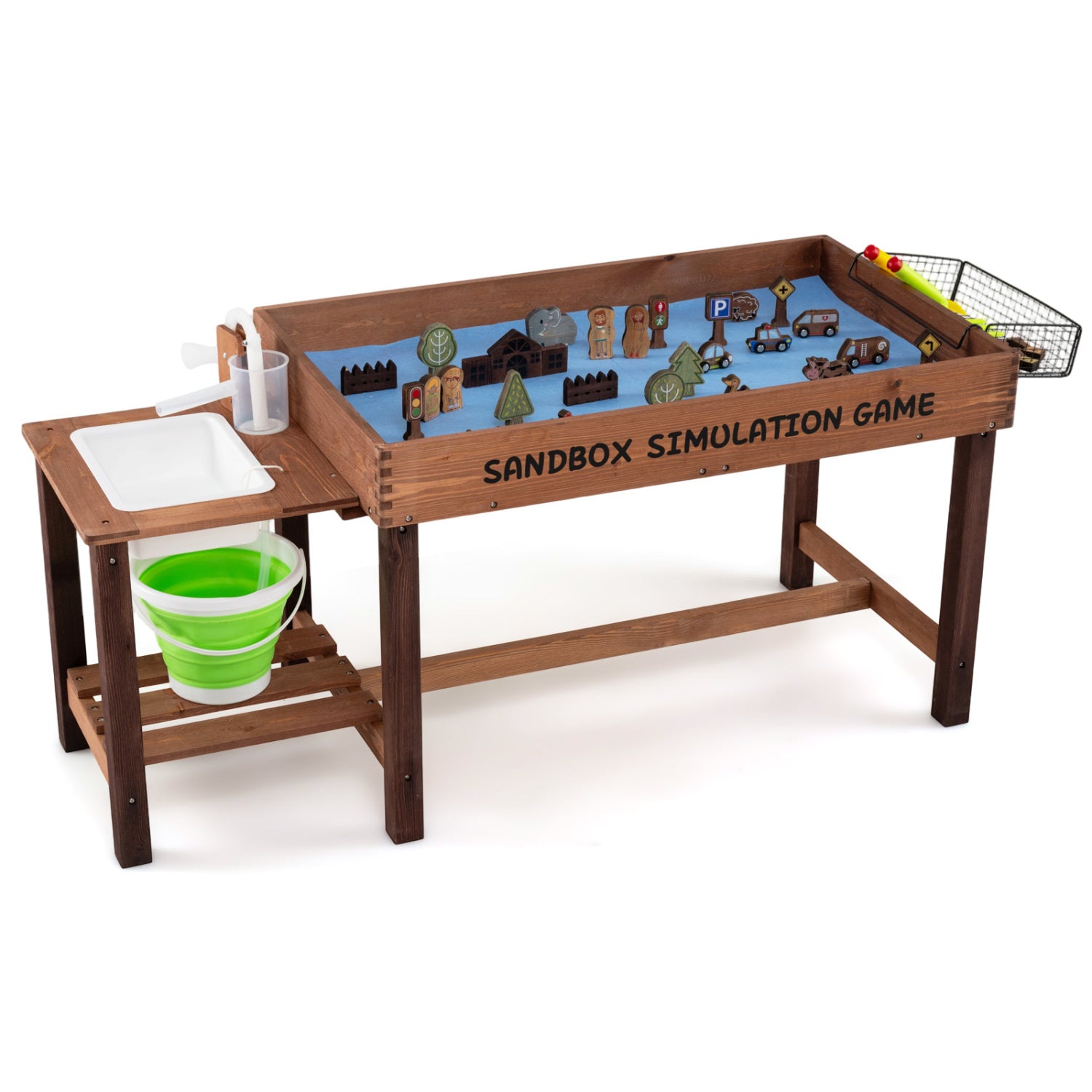 Sensory Table with Water Pump & Sink and 33 Sand Toys for Toddlers Play Kitchen Sets at Gallery Canada