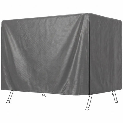3-Seater Patio Swing Cover, Waterproof, 85" x 61" x 59", Dark Grey Patio Furniture Covers Dark Grey at Gallery Canada