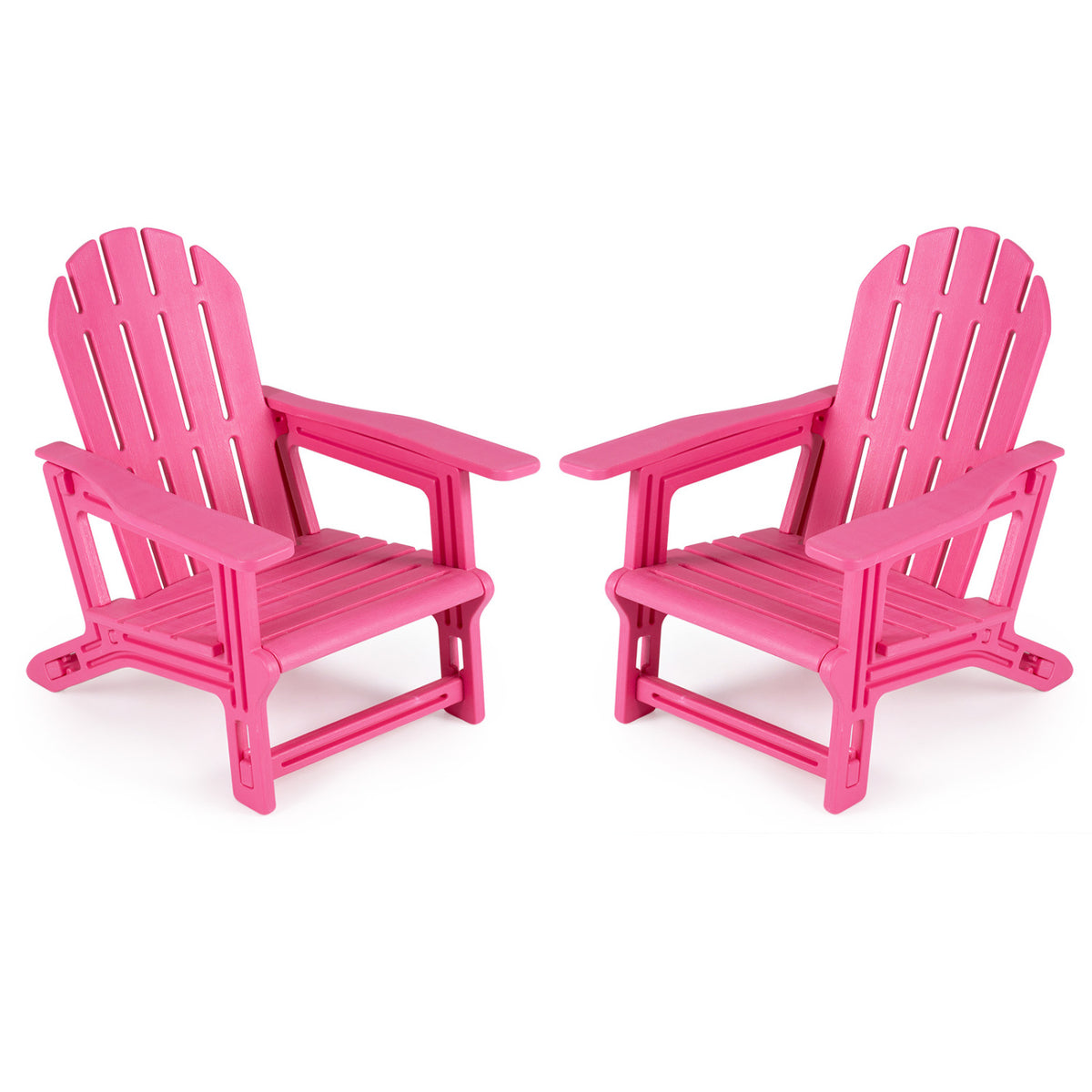 Kids Patio Seating Set of 2, Pink