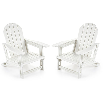 Kids Patio Seating Set of 2, White