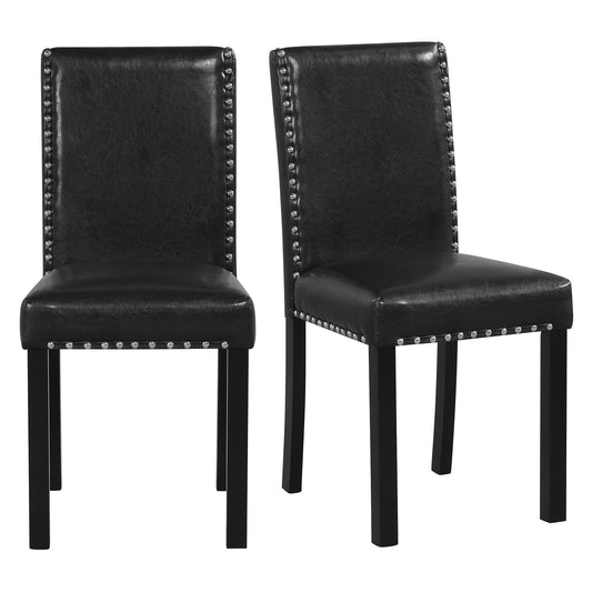 Set of 2 Dining Chairs with Solid Rubber and Wood Legs Dining Chairs Options at Gallery Canada