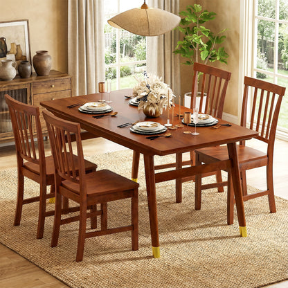 Set Of 2 Dining Chairs, Solid Wood Legs, Walnut Dining Chairs at Gallery Canada