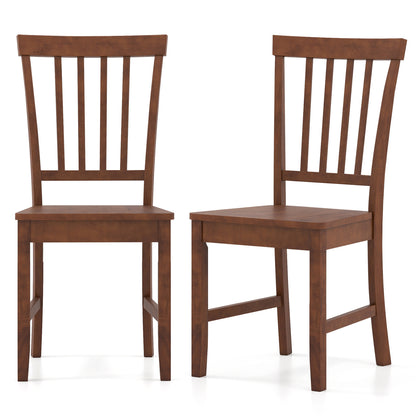 Set Of 2 Dining Chairs, Solid Wood Legs, Walnut Dining Chairs at Gallery Canada