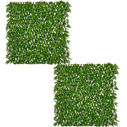 Expandable Fence Privacy Screen, Faux Eucalyptus Fencing Panel, Green Decorative Fencing & Flooring at Gallery Canada