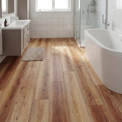 2 Pieces Floor Tile Vinyl Plank Flooring, Waterproof Decorative Fencing & Flooring at Gallery Canada
