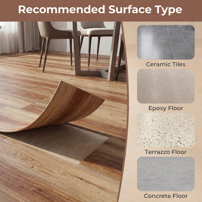 2 Pieces Floor Tile Vinyl Plank Flooring, Waterproof Decorative Fencing & Flooring at Gallery Canada