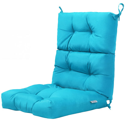 Set Of 2 High Back Chair Cushions, Turquoise Outdoor Furniture Accessories at Gallery Canada