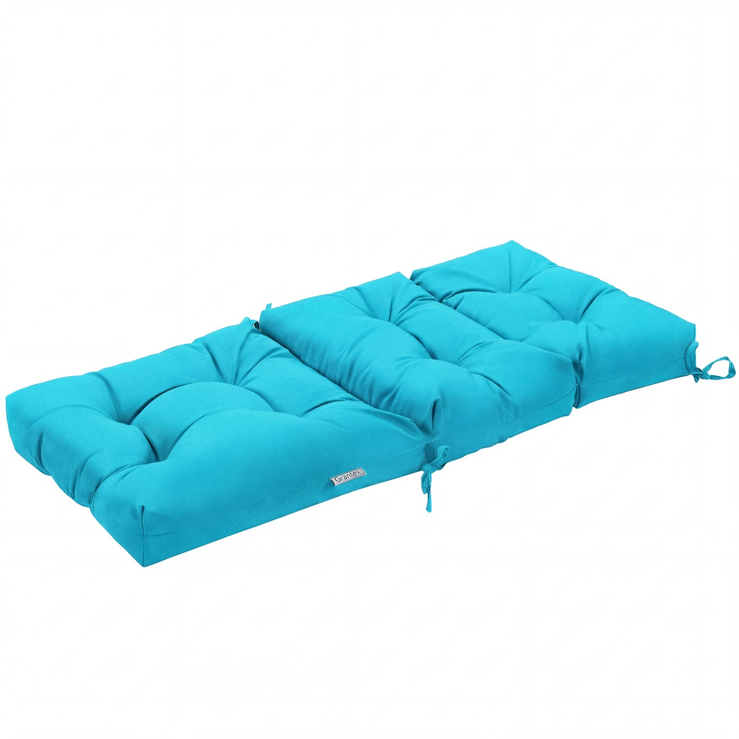 Set Of 2 High Back Chair Cushions, Turquoise Outdoor Furniture Accessories at Gallery Canada