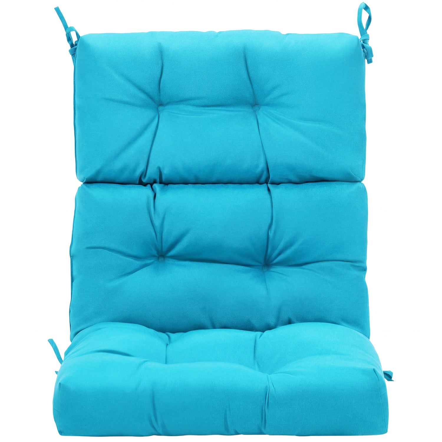 Set Of 2 High Back Chair Cushions, Turquoise Outdoor Furniture Accessories at Gallery Canada