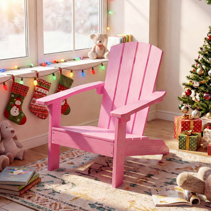 Kids Adirondack Chair Set Of 2, High Backrest, Pink Kids Chairs & Seating at Gallery Canada