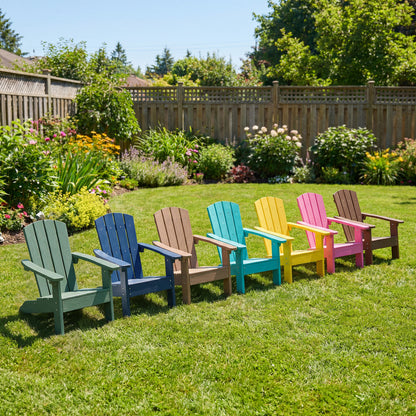 Ensemble de 2 chaises Adirondack pour enfants, vert