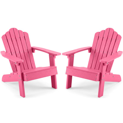 Set of 2 Children's Adirondack Chairs, Outdoor, Pink Adirondack Chairs at Gallery Canada