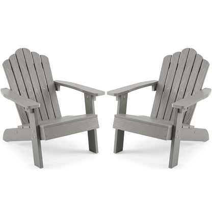 Set of 2 Kids Adirondack Chairs Outdoor, Grey Adirondack Chairs Gray at Gallery Canada