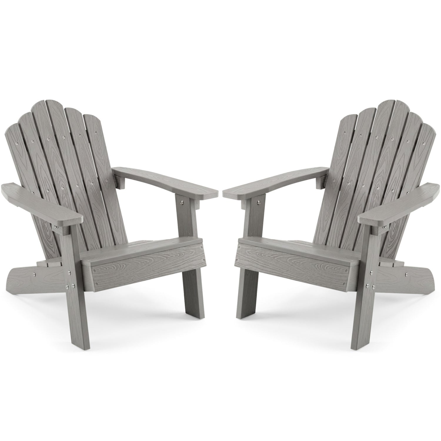 Set of 2 Kids Adirondack Chairs Outdoor, Grey Adirondack Chairs at Gallery Canada