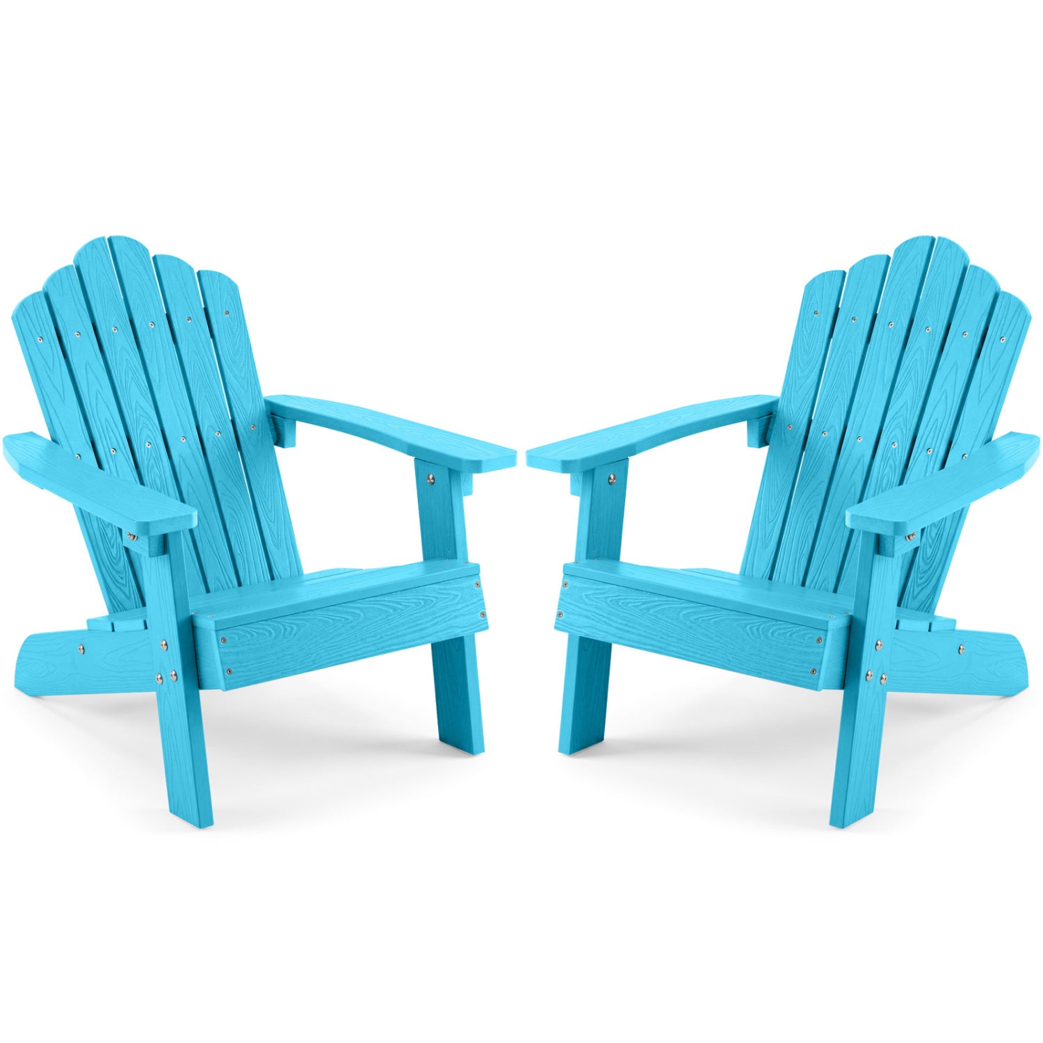 Set of 2 Kids Adirondack Chairs, Outdoor, Turquoise Adirondack Chairs Turquoise at Gallery Canada